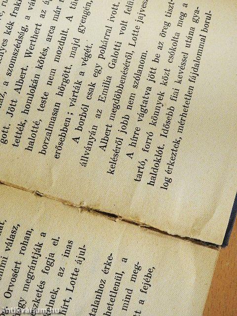 Werther szerelme és halála