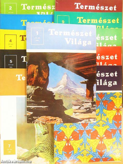 Természet Világa 1981. (nem teljes évfolyam)