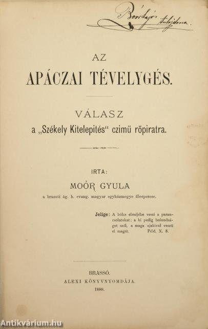 Az apáczai tévelygés