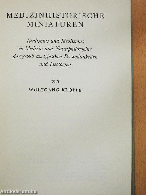 Medizinhistorische Miniaturen