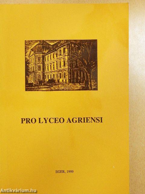 Pro Lyceo Agriensi