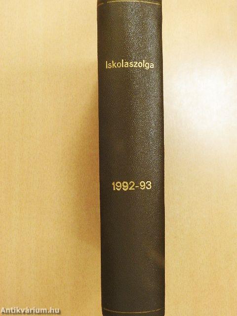 Iskolaszolga 1992. szeptember-1993. június