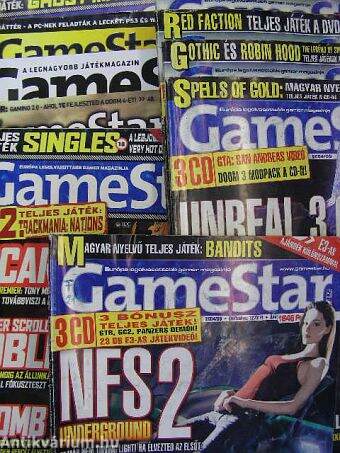 GameStar Magazin 2004-2007. (vegyes számok) (10 db)