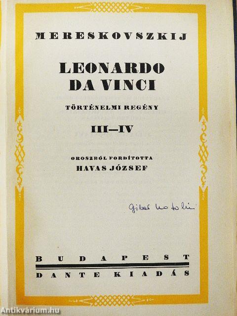 Leonardo da Vinci I-IV.