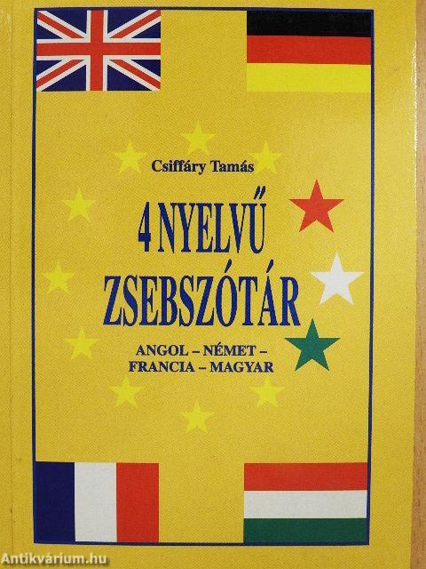 4 nyelvű zsebszótár