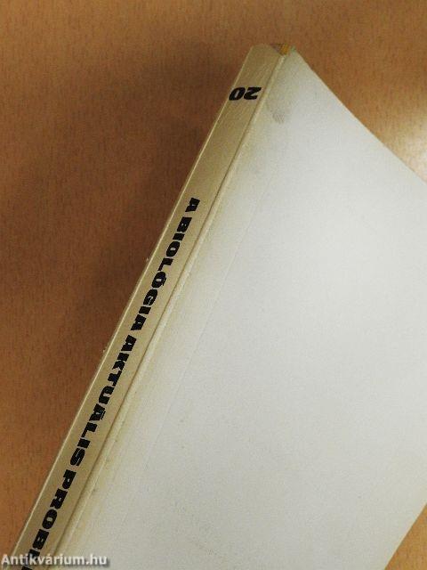 A biológia aktuális problémái 20.