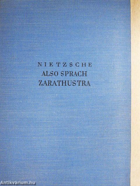 Also sprach Zarathustra
