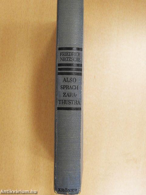 Also sprach Zarathustra