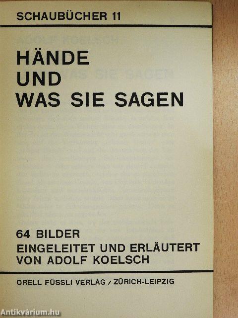 Hände und was sie sagen