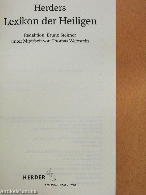 Herders Lexikon der Heiligen