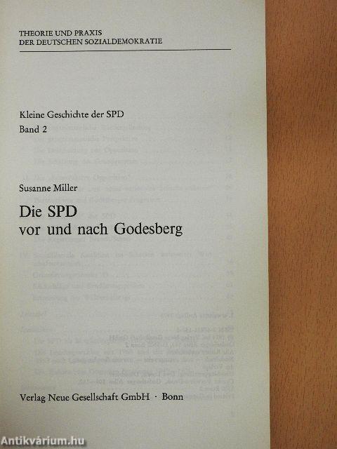 Die SPD vor und nach Godesberg