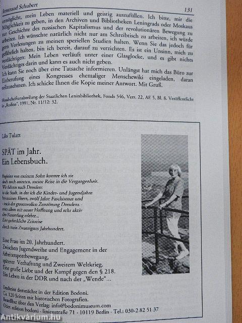 JahrBuch für Forschungen zur Geschichte der Arbeiterbewegung Mai 2004