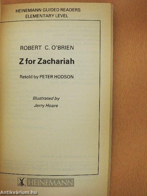 Z for Zachariah