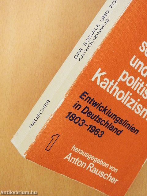 Der soziale und politische Katholizismus 1.