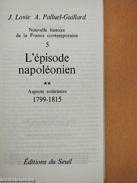 L'épisode napoléonien II.