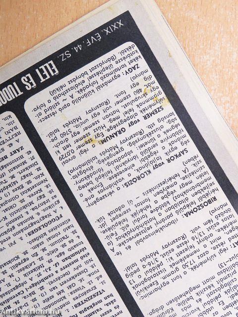 Élet és Tudomány 1974. (nem teljes évfolyam)