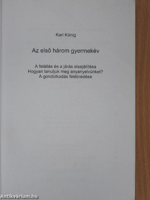 Az első 3 gyermekév