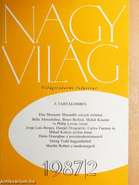 Nagyvilág 1987. (nem teljes évfolyam)