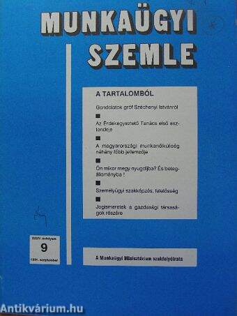 Munkaügyi Szemle 1991. szeptember