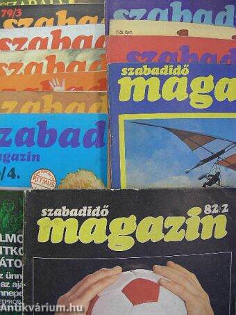 Szabadidő Magazin 1979-1982. (vegyes számok, 12 db)