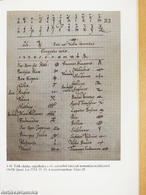 Titkosírás a kora újkori Magyarországon