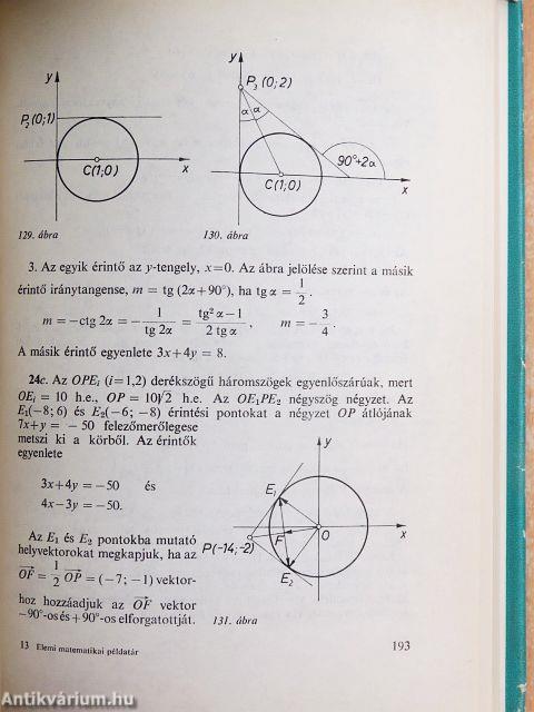 Elemi matematikai példatár I.