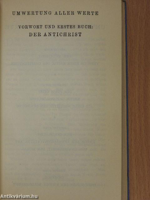 Götzendämmerung/Der Antichrist/Gedichte