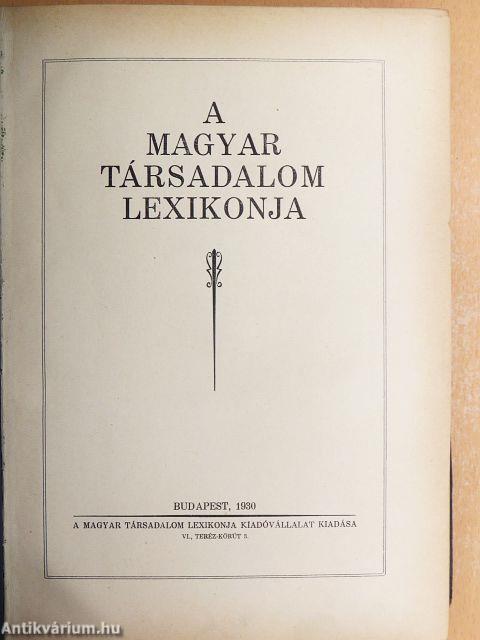 A magyar társadalom lexikonja
