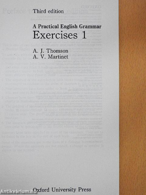 A Practical English Grammar Exercises 1