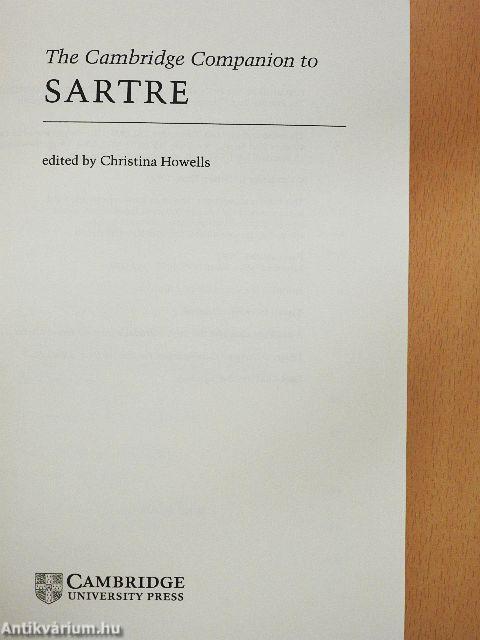 The Cambridge Companion to Sartre