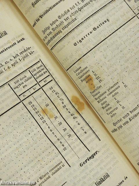 Magyarkoronaországot illető országos törvény- és kormánylap II/1.