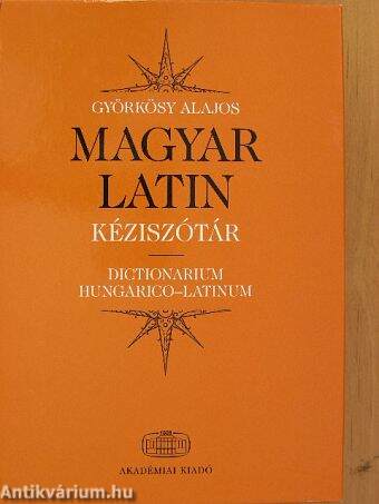 Magyar-latin kéziszótár