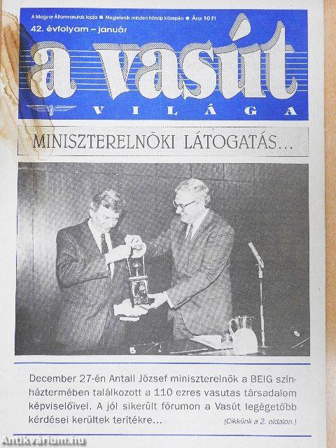 A vasút világa 1992. január