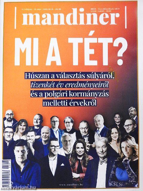 Mandiner 2022. március 31. - április 06.