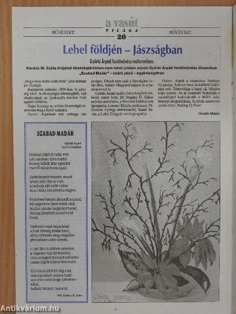 A vasút világa 1992. január