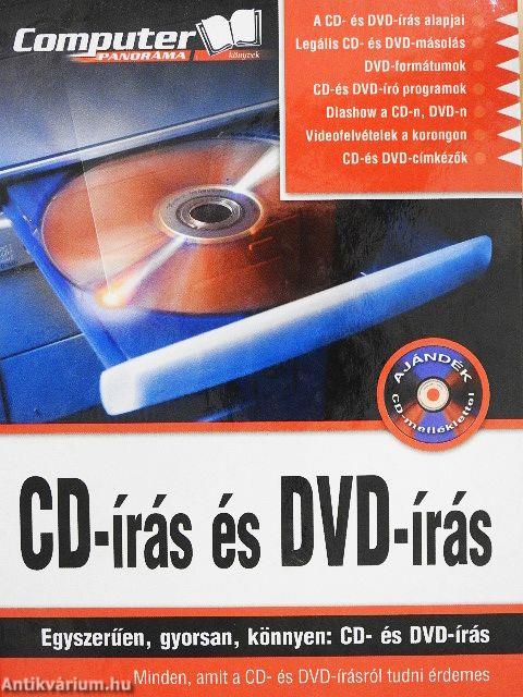 CD-írás és DVD-írás - CD-vel