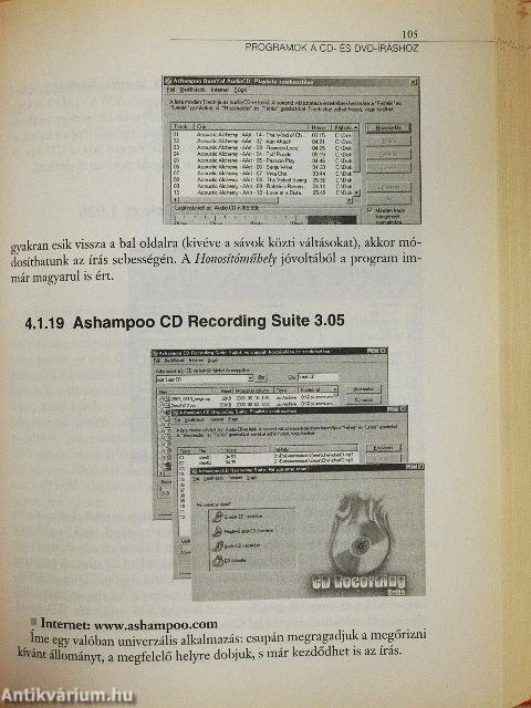 CD-írás és DVD-írás - CD-vel