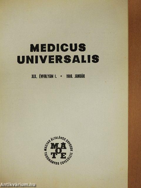 Medicus Universalis 1986. 1-6. szám/Supplementum