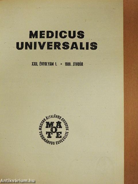 Medicus Universalis 1989. 1-6. szám/Supplementum