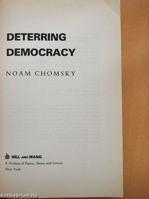Deterring Democracy