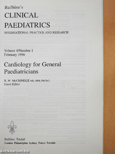 Cardiology for General Paediatricians