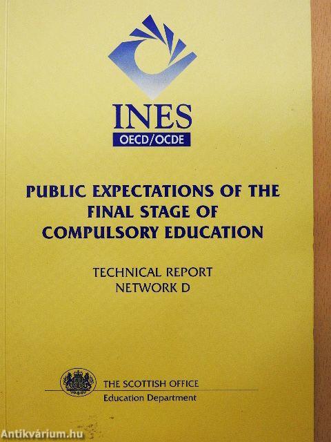 Public Expectations of the Final Stage of Compulsory Education