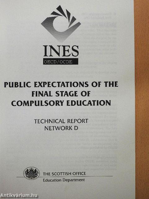 Public Expectations of the Final Stage of Compulsory Education