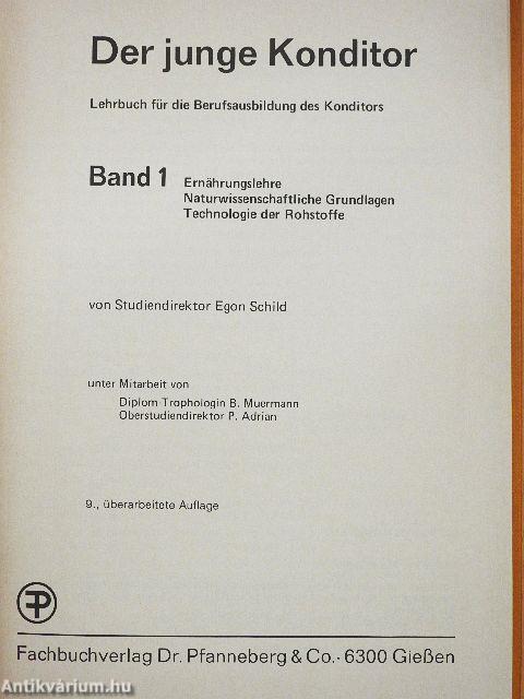 Der junge Konditor 1.