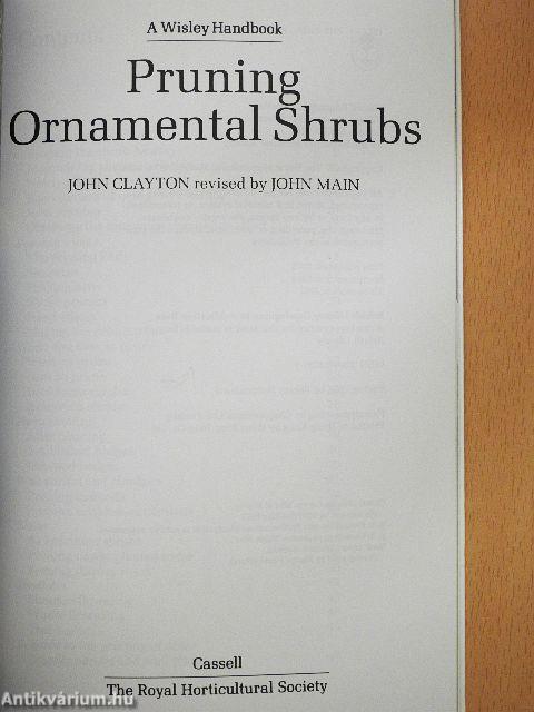 Pruning Ornamental Shrubs