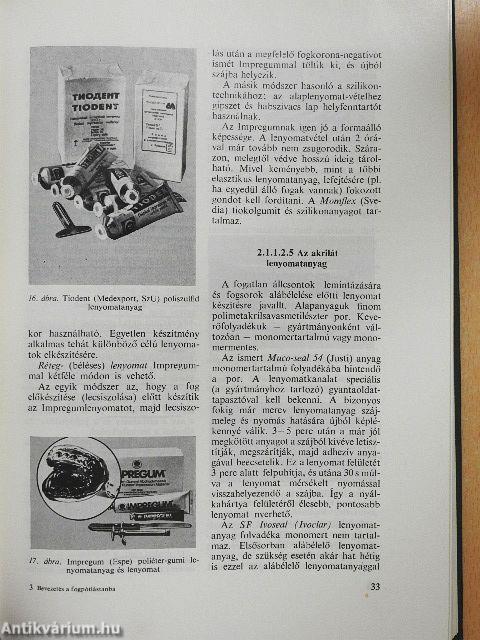 Bevezetés a fogpótlástanba