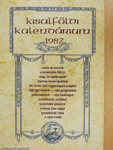 Kisalföldi kalendárium 1987
