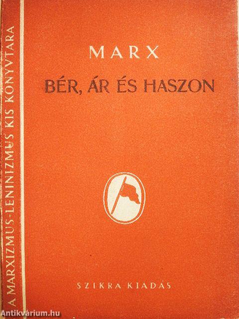 Bér, ár és haszon