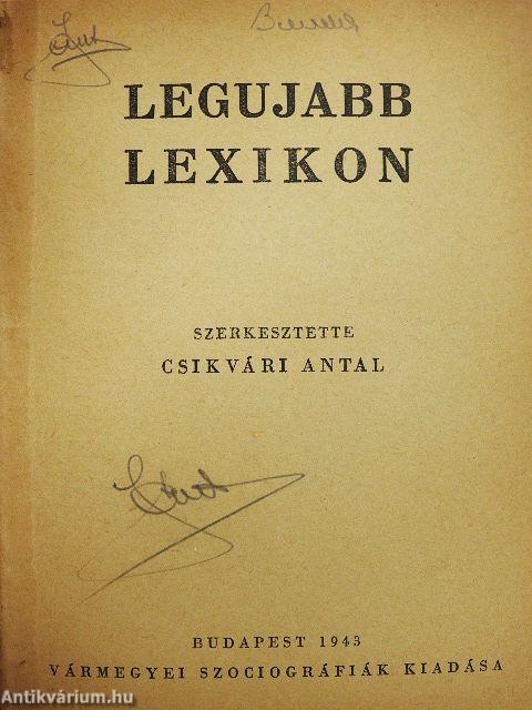 Legujabb lexikon
