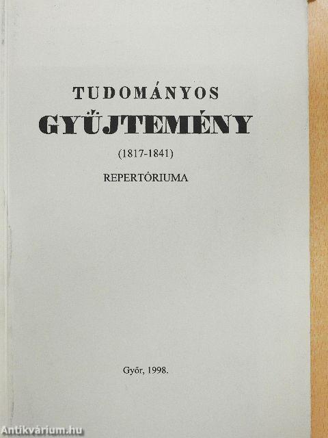 Tudományos Gyűjtemény repertóriuma